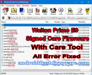 Walton Primo E9 Flash File MT6739 Android 8.1 Hang Logo Fix Frp Reset Customer Care Firmware