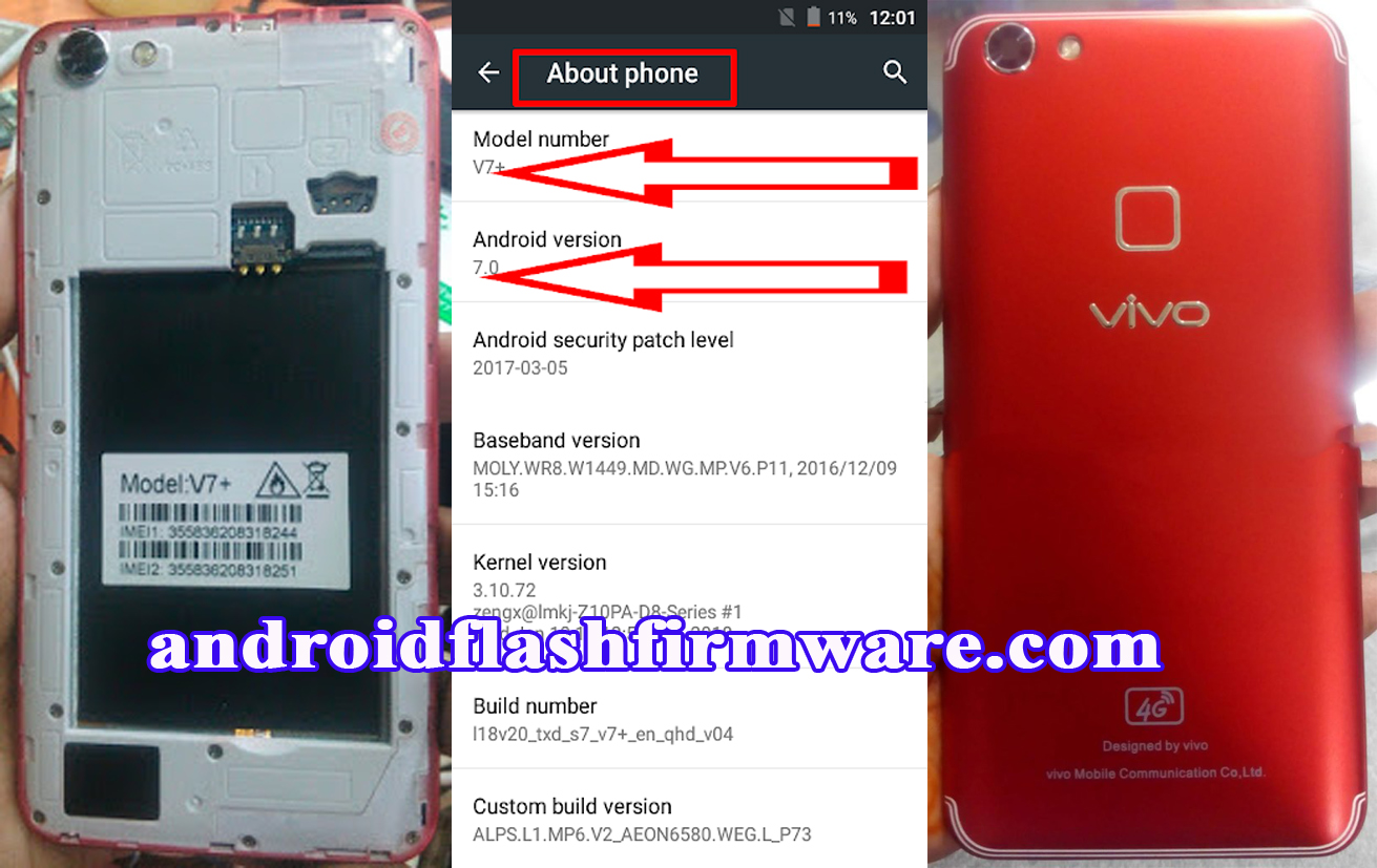 VIVO CLONE V7+ FLASH FILE MT6580 7.0 HANG LOGO &amp; DEAD FIX ...