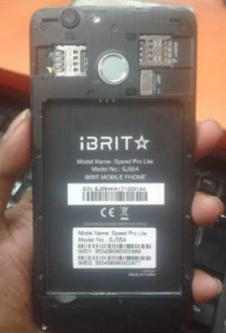 IBrit Speed Pro Lite Firmware Flash File Tested Stock Rom Download