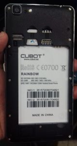 CUBOT RAINBOW Flash File Firmware | MT6580 Android 6.0 Stock ROM Download