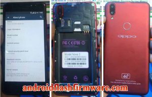 OppO Clone Nova 3 Flash File | Firmware & Flash Tools Android 8.1 Stock Rom Download