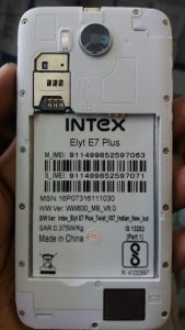 Intex Elyt E7 Plus Flash File Firmware | MT6580 Stock Rom Download