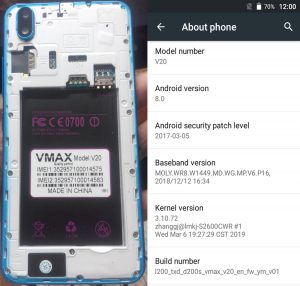 Vmax V20 Flash File All Version MT6580 & MT6572 Firmware Download