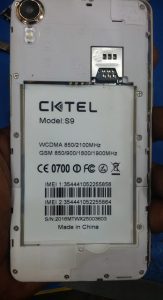 Cktel S9 Flash File | MT6580 Firmware Download
