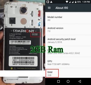 Symphony i90 2GB Ram Flash File