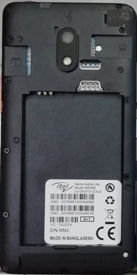 itel w5008 model name