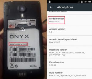 EUROSTAR ONYX-1+LTE Flash File