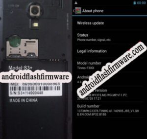 Tinmo F3000 Flash File Stock Firmware Download