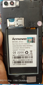 Lenovo Clone S12+ Flash File