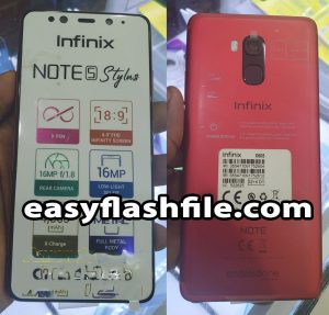 Infinix Note 5 Stylus X605 Flash File
