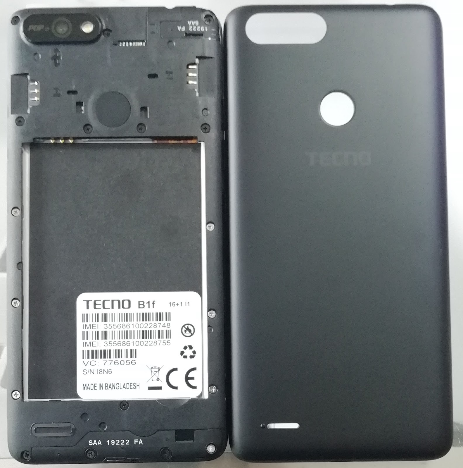 Tecno B1F Flash File Firmware Stock ROM | AndroidFlashFirmware