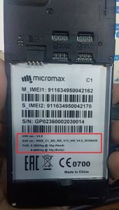 Micromax C1 Flash File